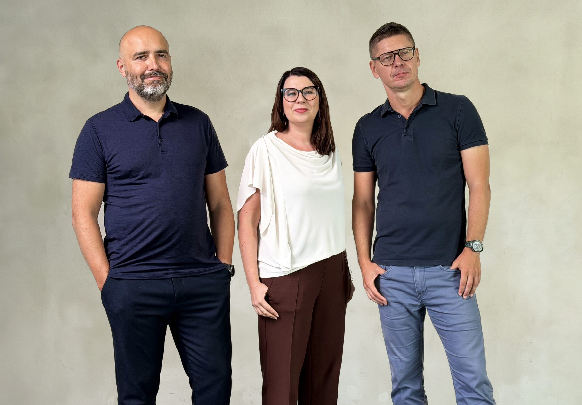 Założyciele Experiential Learning Polska: Wojciech Busiel, Joanna Krajewska i Dominik Ferens